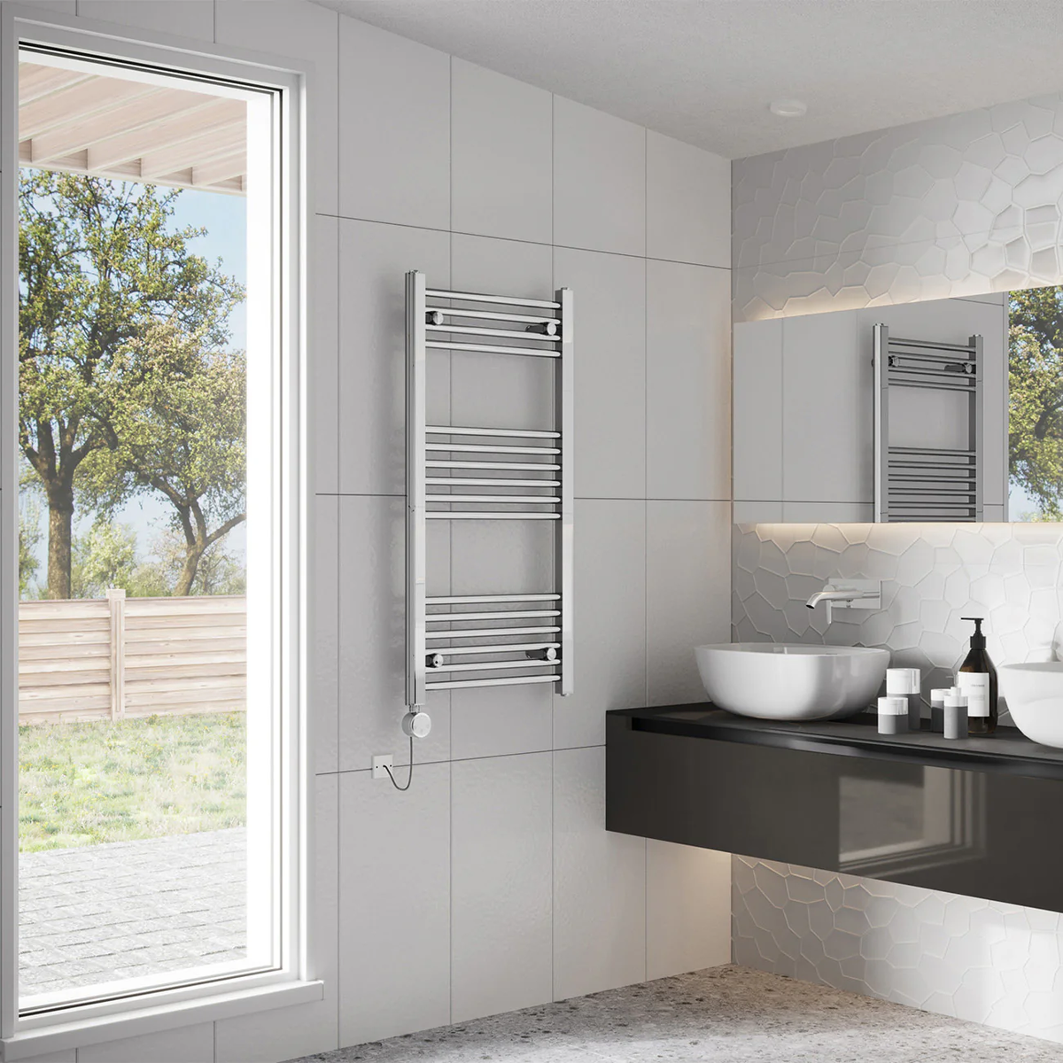 Где повестить полотенцесушитель?