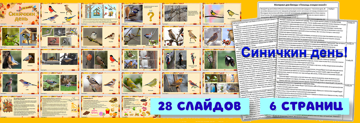 Презентация к Синичкиному дню