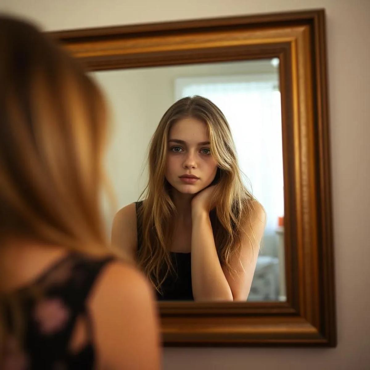 Вечер в ожидании лайков«Снова никто не поставил лайк...». Вика мрачно смотрела на экран, где яркими цветами мерцал пост — её идеальное селфи на фоне закатного неба. Каждый кадр был выверен, каждая складка на платье поправлена, каждый блик света скорректирован. «И всё это ради чего? — думала она, водя пальцем по краю телефона, — Ради... четырёх лайков?»Уже третий день Вика не могла избавиться от этих мыслей. Вроде бы она только переехала в новый город, устроилась на классную работу, а на душе пустота. И откуда-то нарастала странная тревога, как будто кто-то стоял за спиной и следил за каждым её шагом.— Всё-таки этот город больше отнимает, чем даёт, — тихо прошептала Вика, скорее себе, чем кому-то ещё.— Серьёзно? А я бы сказала, что это ты что-то теряешь, — услышала она за спиной и резко обернулась. Её соседка Аня стояла в дверном проёме, улыбаясь своей фирменной обезоруживающей улыбкой. — Пойдём на улицу, подыши! Хватит мучить себя экраном!— Да я просто... просто... — замялась Вика. Всё это Объяснить подруге было сложно. Как объяснить то, чего сама не понимаешь?Аня не дожидалась объяснений, она просто подошла и выдернула телефон из Викиных рук.— Ой! — возмутилась Вика, но затем засмеялась.Завязка:Вика и Аня отправились гулять. На улице было свежо, их окружали тихие огни города. Но телефоне и мысли о том, что там происходит, не оставляли Вику в покое. «Кто-то увидел мой пост? Что подумают о новой прически? А вдруг кто-то считает меня скучной?»Аня, заметив её вид задумчивый, с мягкой улыбкой сказала:— Слушай, а ты заметила, что перестала смотреть на себя настоящую? Сколько уже, две недели с тех пор, как ты зациклилась на этих постах и лайках?Вступление:До переезда Вика жила спокойно, ведя свои страницы лишь для связи с близкими. В её мире не было миллиона подписчиков, идеальных фотографий и модных хэштегов. Но, приехав в новый город, всё изменилось. Коллеги выкладывали свои жизни, как захватывающие шоу, и ей вдруг показалось, что нужно соответствовать.— Они такие успешные, понимаешь? У всех идеальные фигуры, стиль, поездки... — Вика говорила, а внутри росло что-то жгучее, но она пыталась скрыть это за спокойной улыбкой.— А когда ты успела забыть, что это всего лишь картинки? — ответила Аня. — Это не реальность. Это фасад. Посмотри, даже ты так делаешь! Что ты публикуешь? Только когда всё идеально, да?Перемены:В этот момент Аня остановилась, развернулась и сказала серьёзно:— Знаешь, что я предлагаю? Неделя без соцсетей. Ты можешь? Давай просто... будем собой?Сначала Вика смутилась. «Как это — без них? А вдруг я пропущу что-то важное?»Но Аня стояла на своём. Неделя. Вика неохотно согласилась, но тревога не покидала её.Кульминация:В первый день без соцсетей Вика чувствовала себя странно. «Как будто я потерялась», — думала она, рассеянно разглядывая себя в зеркале. Она начала вспоминать, как раньше проводила свой день, не оглядываясь на лайки и комментарии.На третий день её потянуло на улицу, туда, где было её любимое место — старое кафе на углу. Здесь не было ярких огней, но было так уютно! Она села за столик, заказала чашку кофе и тут же поймала себя на мысли: «Это красивое место, надо бы...» И резко осеклась. Камера осталась дома.Оглядевшись, она вдруг заметила, как свет пробивался сквозь деревья, как переливались листья, как мерцали фонари. Она давно не обращала внимания на такие мелочи, увлекаясь только тем, что хорошо смотрится на экране.Развязка:На пятый день Вика начала ощущать, что к ней что-то возвращается. Она снова почувствовала себя собой, поняла, что всё это время искала подтверждения во внешнем мире. Вернувшись домой, она взяла телефон и... отключила уведомления.Финал:Через неделю она вновь встретилась с Аней.— Как оно? — спросила та с лёгкой улыбкой.— Знаешь, — Вика улыбнулась в ответ, — мне больше не нужно подтверждение. Я — это я. И мне этого достаточно.История завершилась, оставив Вику с новым ощущением свободы.