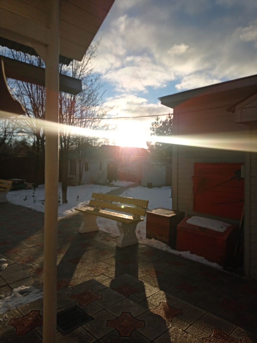 Утром солнца было так много! Ловила каждый лучик... Каждый! 