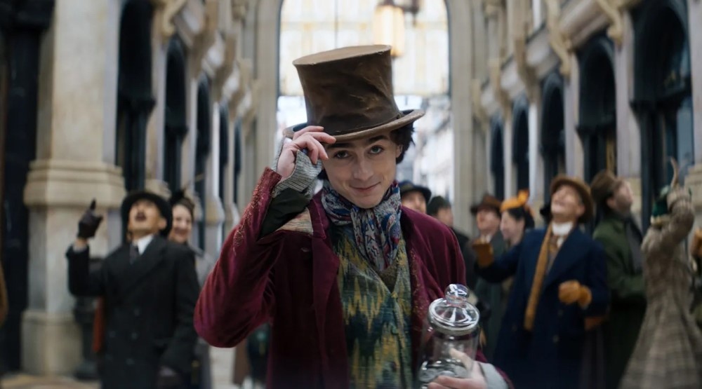     Кадр из фильма «Вилли Вонка» (2023)