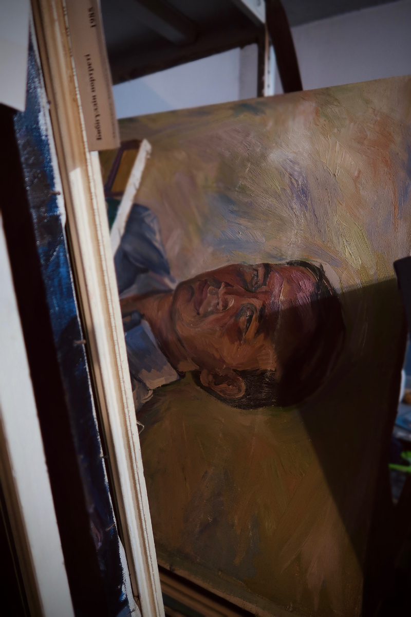 Картина написанная Магауия Аманжоловым