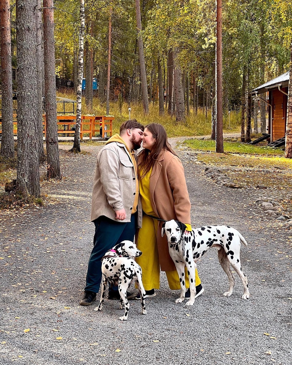 Вид на домики 