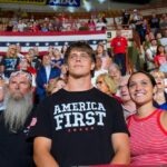    Сторонники Трампа на митинге в США Сергей Белевич