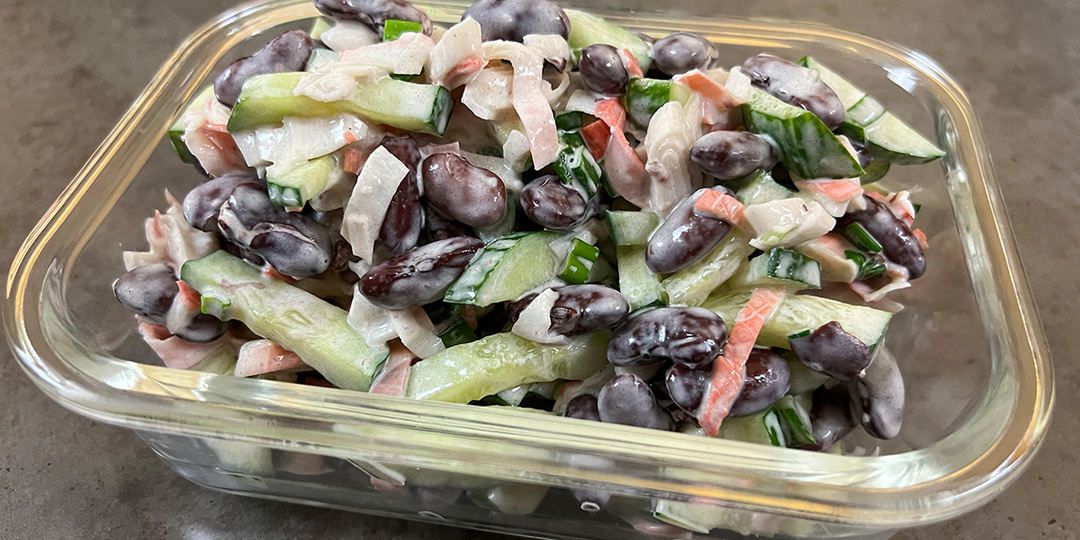 Готовим салат на обед за 15 минут: всё нарезал и готово!