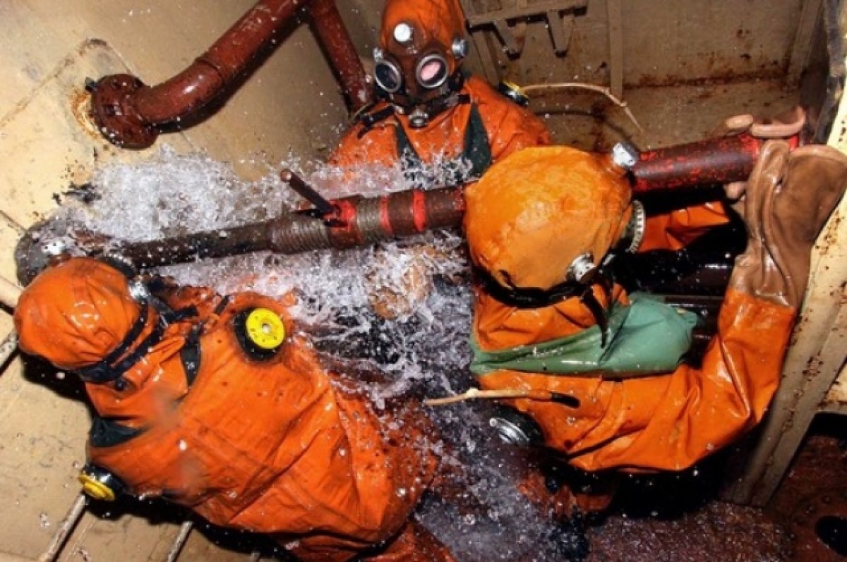 Отработка по борьбе за живучесть. Из свободного источника.