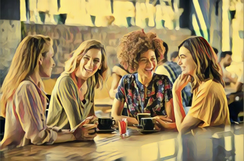 Беседуют мамы. 