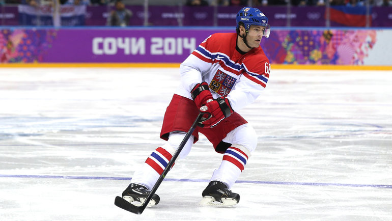    Яромир Ягр на Олимпиаде-2014 в Сочи. Getty Images