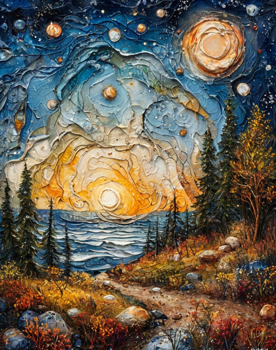 Природа со всеми пятью стихиями