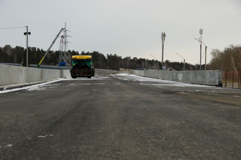    Строящаяся транспортная развязка в Барнауле. Ноябрь 2024 года. Источник: Виталий Барабаш