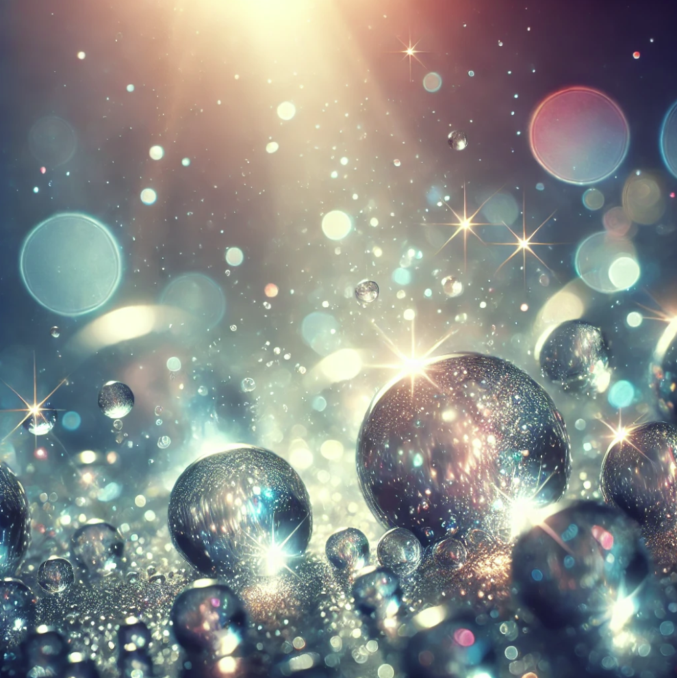 Магические капли воды "Каждая капля воды — словно отдельная вселенная, наполненная силой и энергией, поддерживающая процесс медитации."