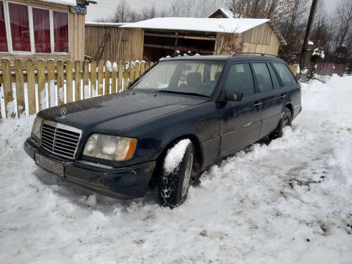 Первые "сугробы"