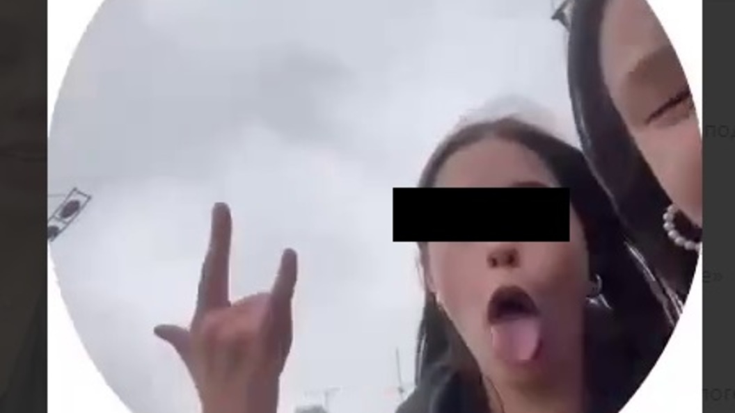    Скрин скандального видео.