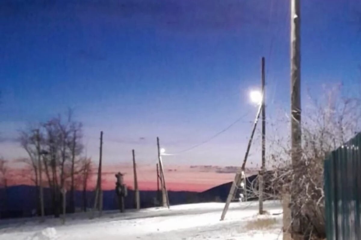    Уличное освещение сделали в 6 селах за 8 млн рублей в Забайкалье