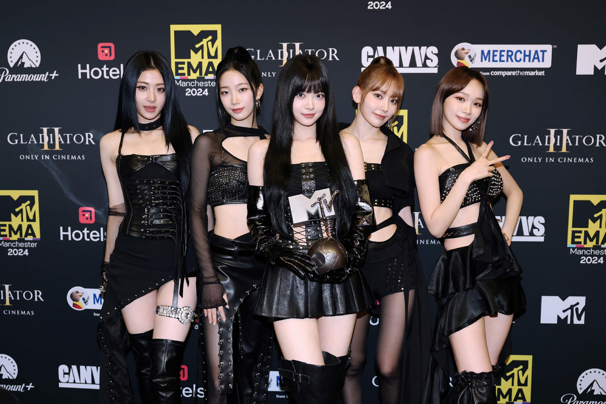 65. LE SSERAFIM (르세라핌) на MTV EMA 2024: Исторический момент для <b>K</b>-<b>pop</b>. 