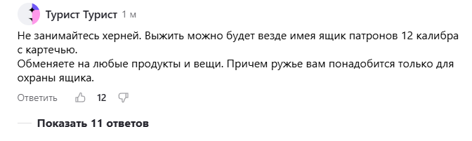 Скрин одного из комментариев нашего блога, обратите внимание, он набрал немало лайков