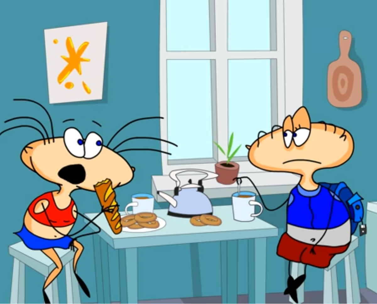 Масяня закидывает бесполезными фактами Лохматого