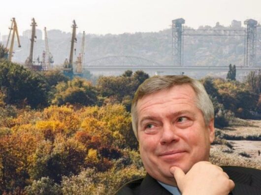    Бывший губернатор Василий Голубев перед своим уходом в отставку мог разрешить компании экс-депутата застройку Левобережной рощи //Коллаж: Блокнот - Ростов