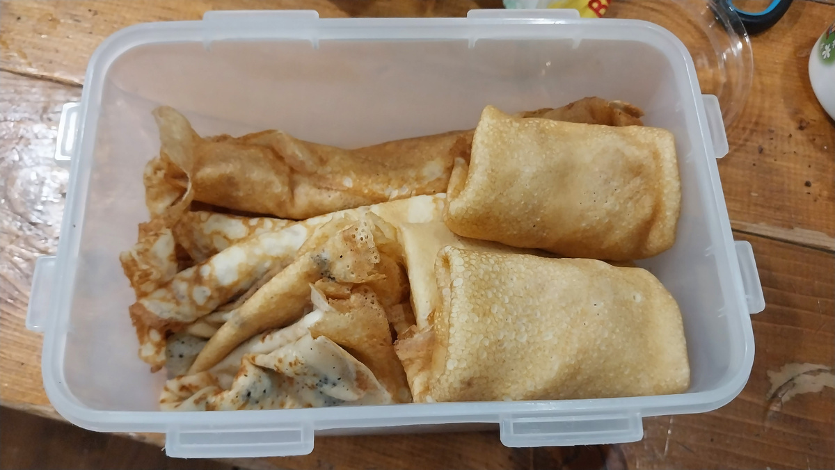 Блины на кукурузном крахмале