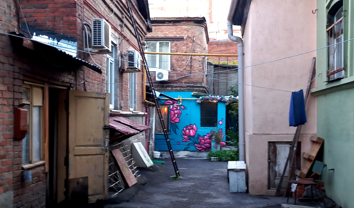 Дворики на Пушкинской в Ростове-на-Дону. Фото 2024 года