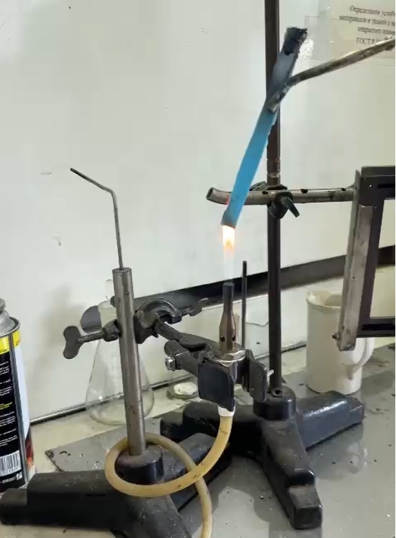 Лабораторные испытания негорючей резины ИРП-С-701 на огнестойкость