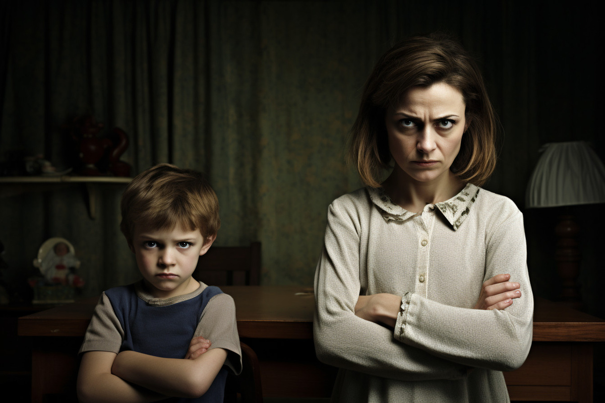 Рассмотрев эту картинку, как вам кажется какие чувства испытывает ребенок, а какие мама?