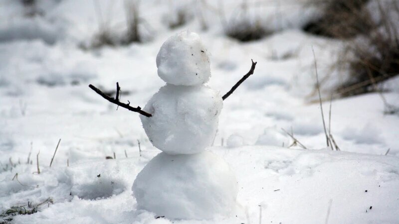     Снеговик. Зима. CC0.