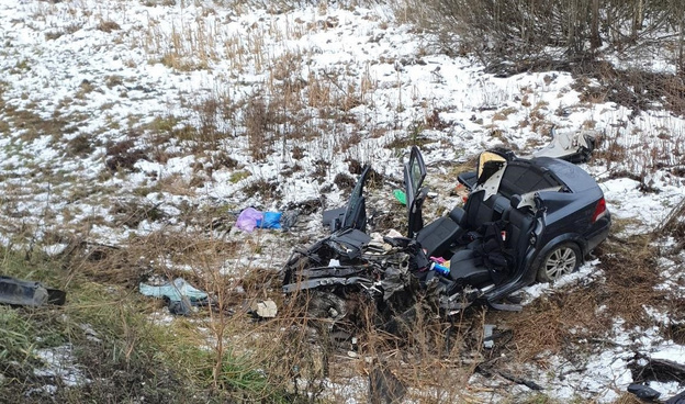    В Слободском районе столкнулись Opel и Scania