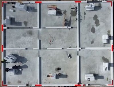 План установки эталонных блоков (выделено красным)