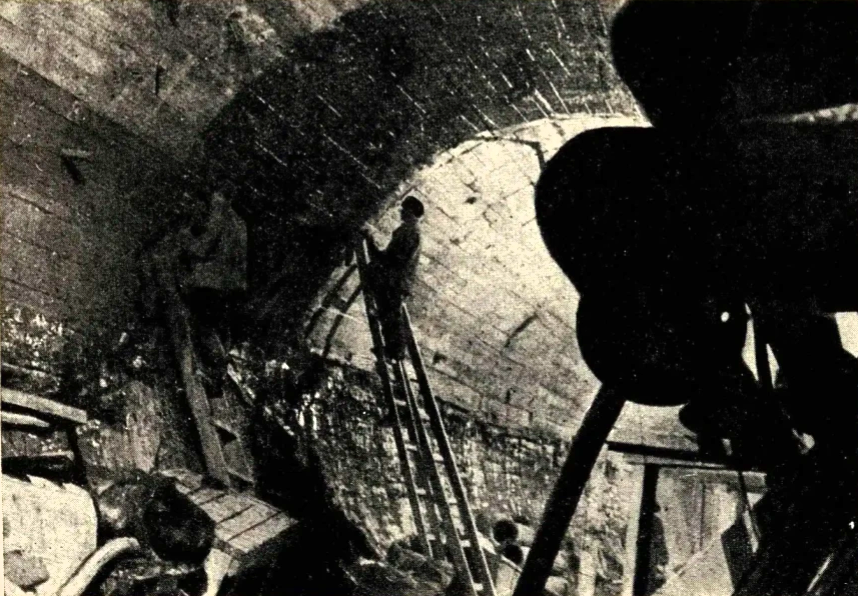 Работа по цементации тоннеля 