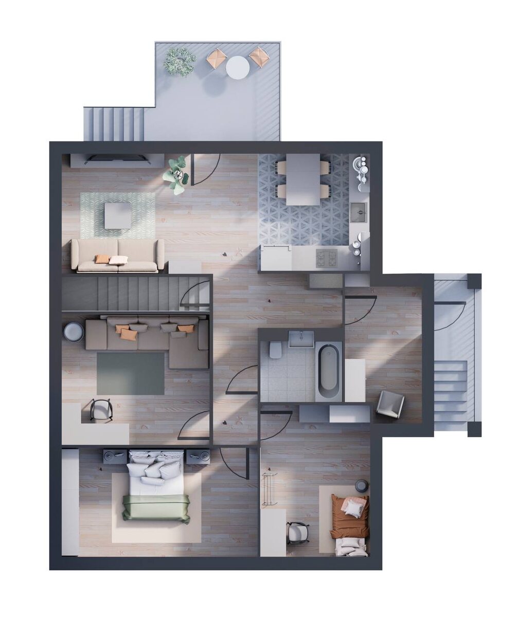 Первый этаж