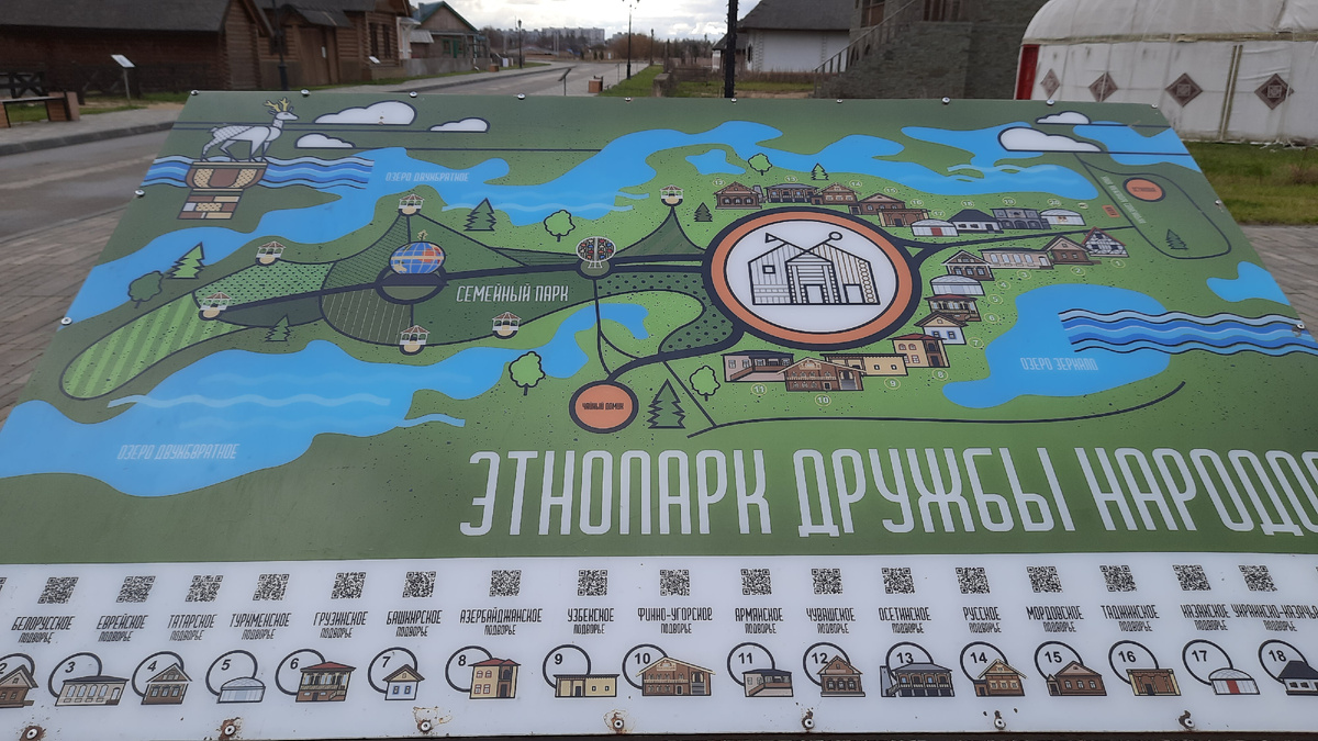 Схема этнопарка