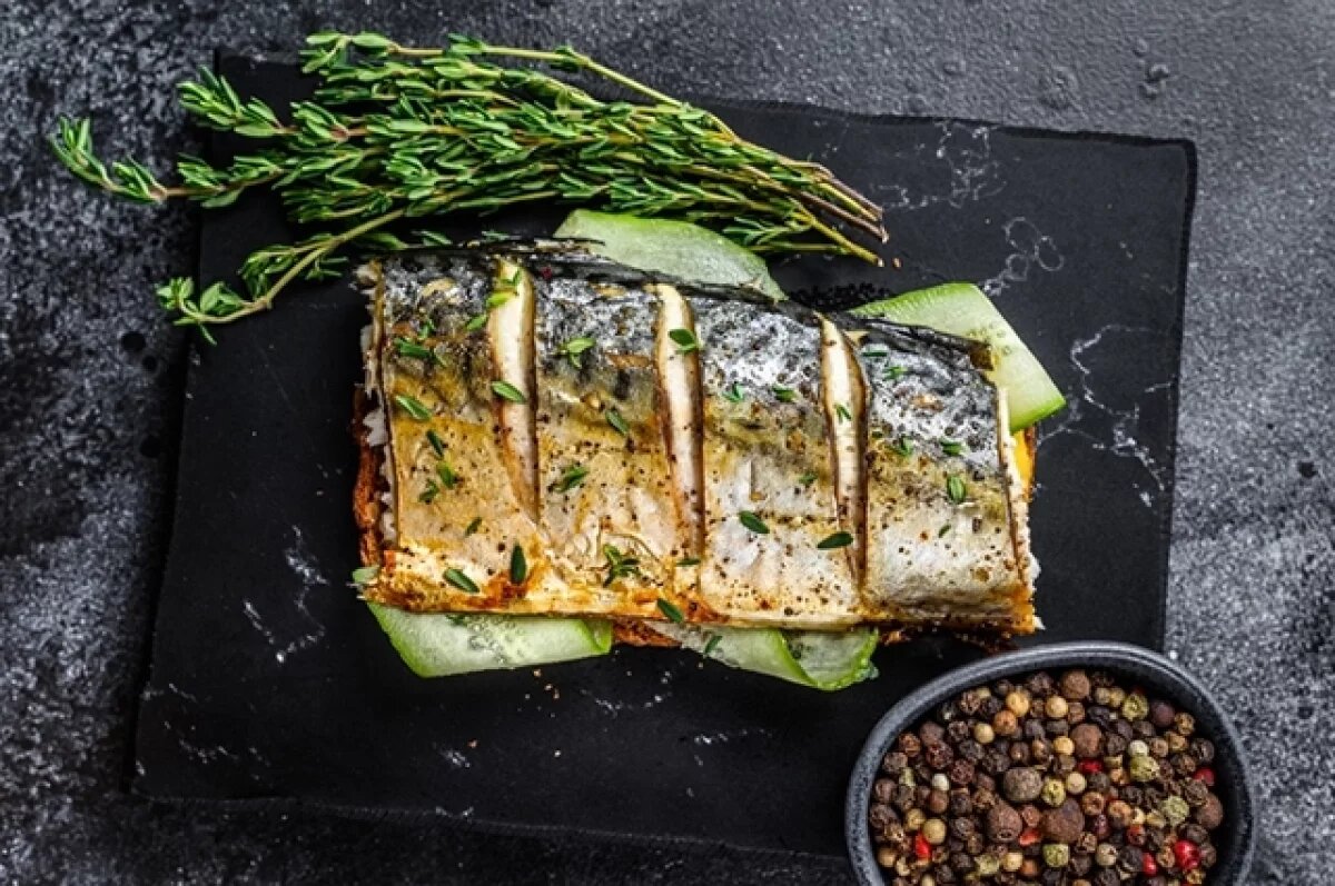    Вместо семги.