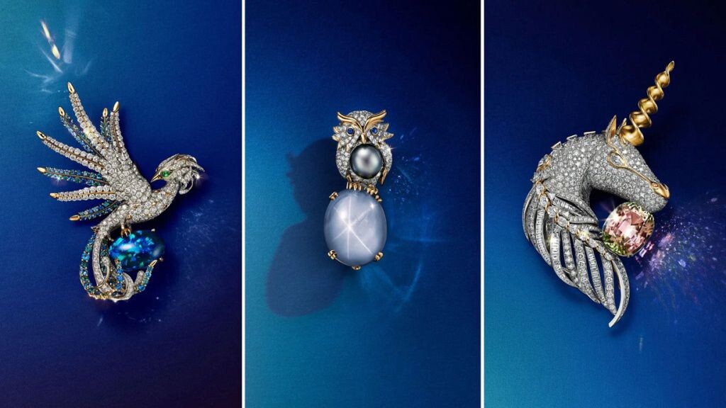 При создании коллекции Blue Book - Tiffany Céleste Натали Вердей улавливала любимую тематику и фирменный стиль Жана Шлюмберже 