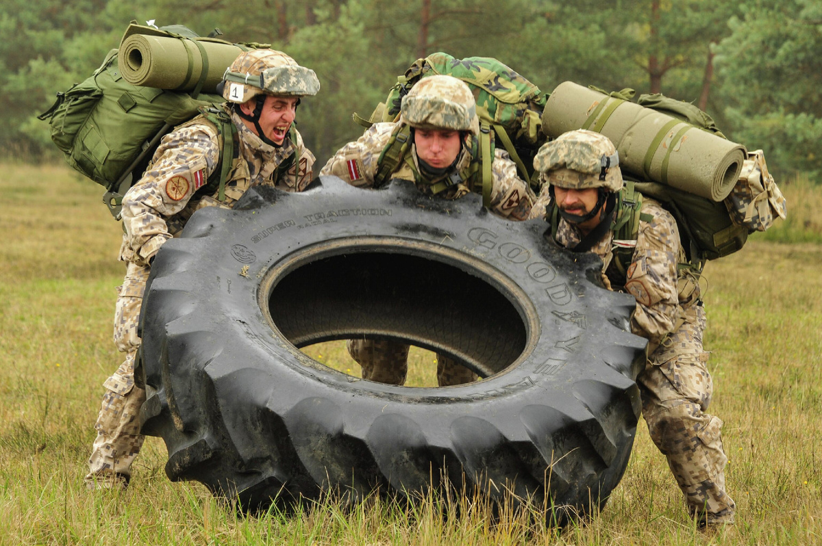 Латвийские военнослужащие на учениях © CC BY 2.0 / 7th Army Training Command