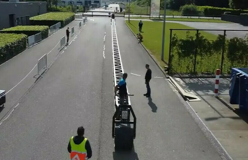    Видео: как выглядит 55-метровый велосипед