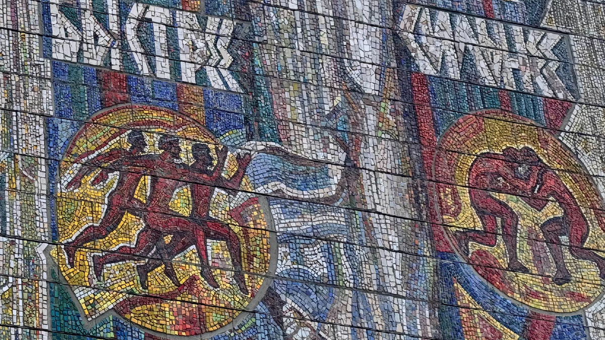 Панно создавалось к Олимпиаде 1980 года