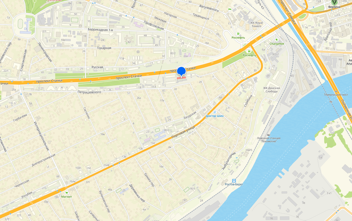 Расположение объекта