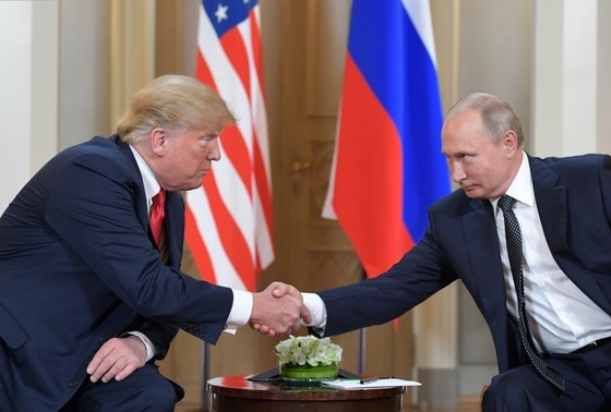    Президент РФ Владимир Путин, Дональд Трамп