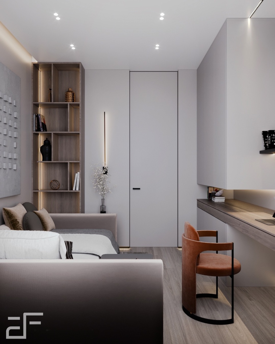 Интерьер комнаты для подростка в современном стиле