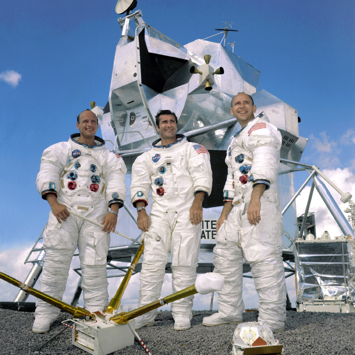 Экипаж "Аполлона-12". Фото с сайта cropman.ru.