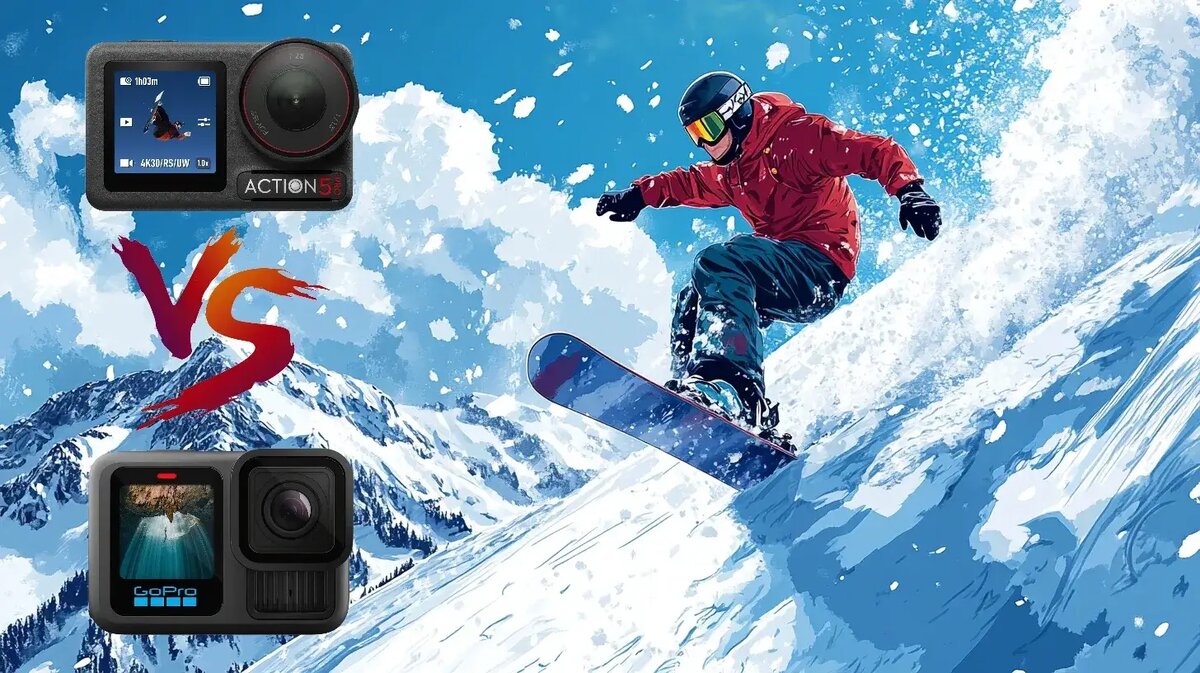 DJI Osmo Action 5 Pro vs GoPro Hero 13 Black: Битва за вершину пьедестала