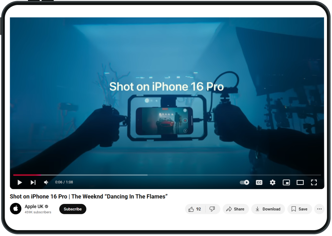 Источник: YouTube-канал «Apple UK» 