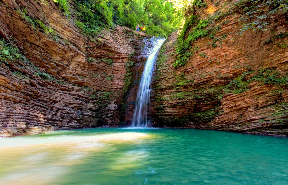Из открытых источников. Водопады ручья Руфабго