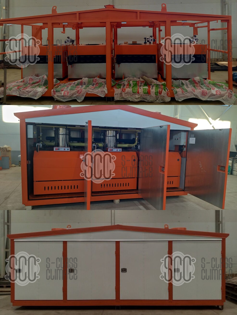 Уличный котел на 2000 кВт наружного размещения