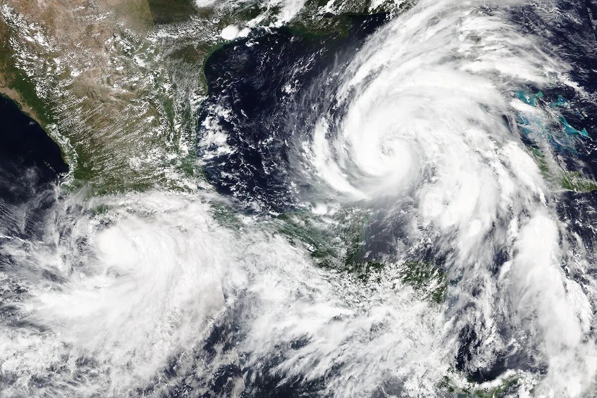 Ураган "Хелен" из космоса. © ru.wikipedia.org