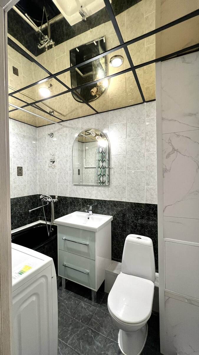 Ванная в новой квартире у сестры. 