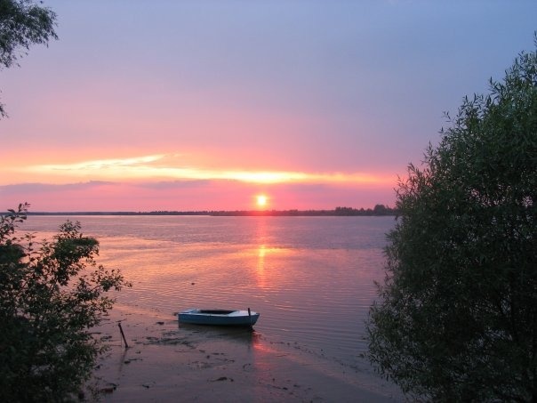 Река Волга. Ульково, Ярославская обл. Фото Ильи Потапова.