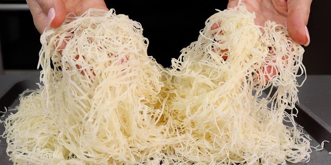 Готовлю дома сама за копейки тесто для Дубайского шоколада - Катаифи (Кадаиф)