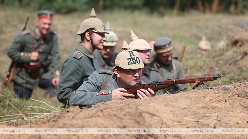 Источник фото: БелТА, реконструкция событий Первой мировой войны 